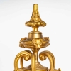 Paire de chandelier en bronze doré, XIXème siècle