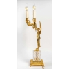 Paire de candélabres à 4 bras de lumières. XIXème siècle. | Biron Paire de candélabres à 4 bras de lumières. XIXème siècle.