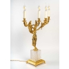 Paire de candélabres à 4 bras de lumières. XIXème siècle. | Biron Paire de candélabres à 4 bras de lumières. XIXème siècle.