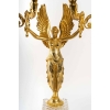 Paire de candélabres à 4 bras de lumières. XIXème siècle. | Biron Paire de candélabres à 4 bras de lumières. XIXème siècle.