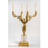 Paire de candélabres à 4 bras de lumières. XIXème siècle. | Biron Paire de candélabres à 4 bras de lumières. XIXème siècle.