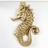 1940 Paire d’Appliques murales en bronze « Hippocampe » de Marcel Guillemard | Biron 1940 Paire d'Appliques murales en bronze "Hippocampe" de Marcel Guillemard