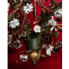 Paire de lustres au naturel en tôle et porcelaine blanche | Biron Paire de lustres au naturel en tôle et porcelaine blanche