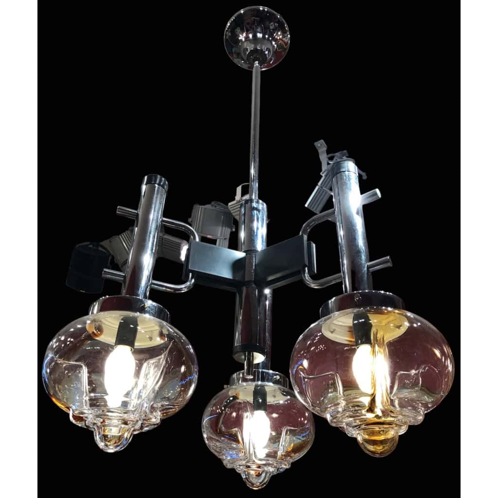 Lustre Mazzega de Murano, 3 lumières | Biron |||||