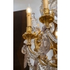 Lustre de style Louis XVI en bronze doré et cristal de Baccarat à 20 lumières 7