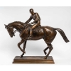 Le jockey et son cheval, bronze signé Isidore Bonheur (1827-1901) | Biron ||||||||||