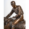 Le jockey et son cheval, bronze signé Isidore Bonheur (1827-1901) | Biron Le jockey et son cheval, bronze signé Isidore Bonheur (1827-1901)
