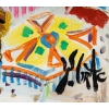 Huile sur toile, scène de plage à Cagne sur mer signé Yvon Grac | Biron Huile sur toile, scène de plage à Cagne sur mer signé Yvon Grac