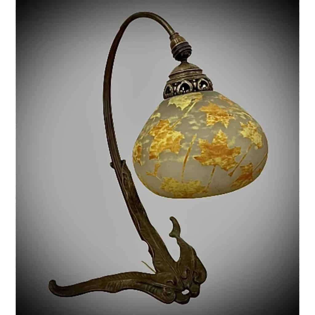 RARE LAMPE DE DAUM ET MAJORELLE