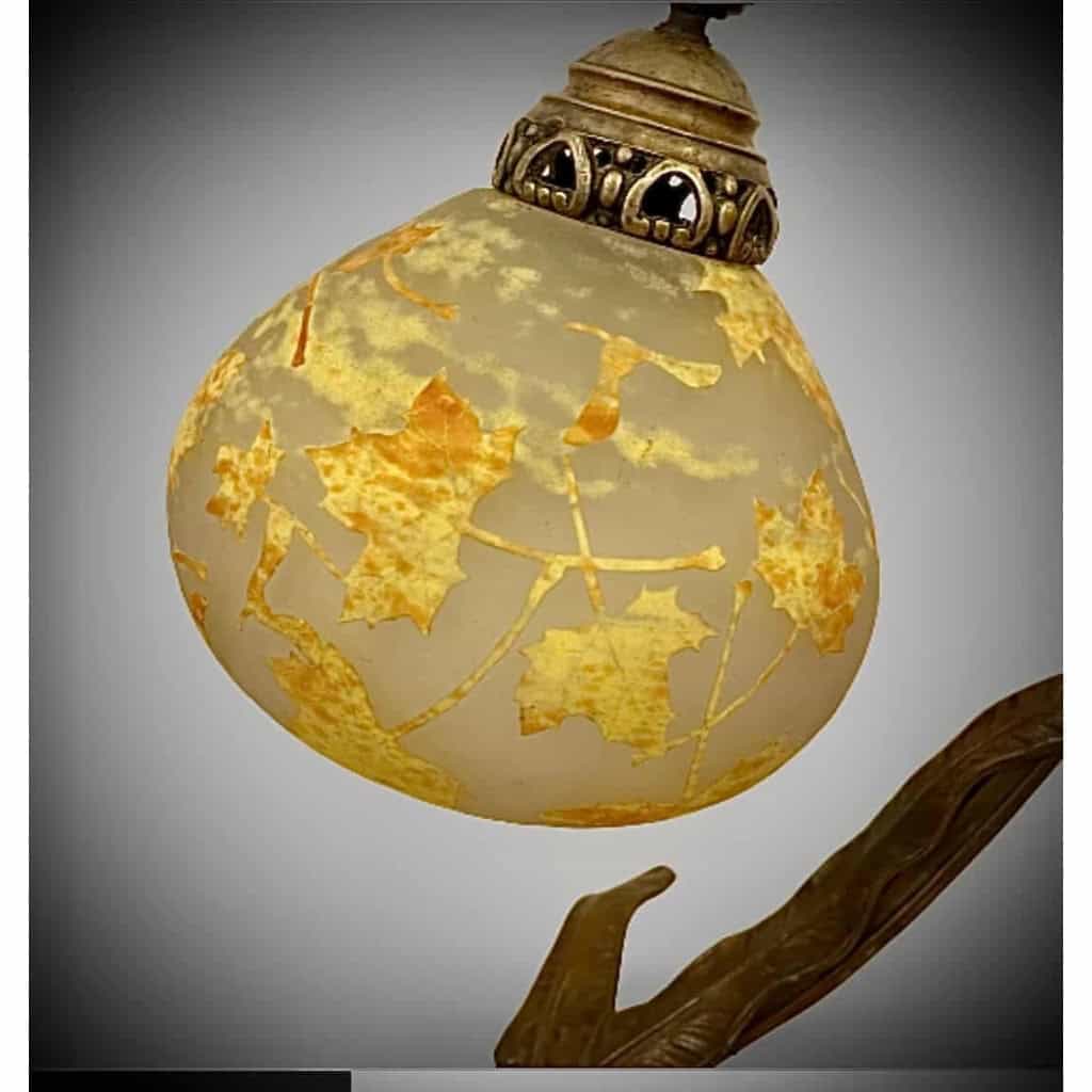 RARE LAMPE DE DAUM ET MAJORELLE