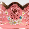 Porte ananas en opaline et cristal, XIXème siècle