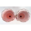 Porte ananas en opaline et cristal, XIXème siècle