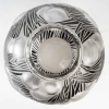 Vase "Oranges" verre émaillé noir d'origine à chaud de René LALIQUE