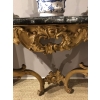 Console d’applique en bois doré | Biron Console d'applique en bois doré