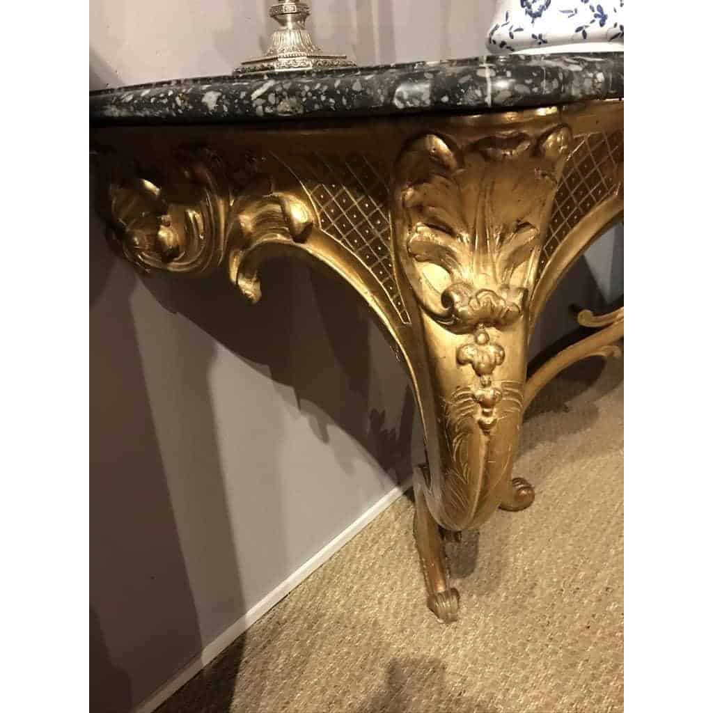 Console d’applique en bois doré | Biron Console d'applique en bois doré