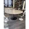 Eero Saarinen pour Knoll : Table Saarinen en marbre Calacatta Oro vernis mat- ronde 151 cm | Biron Eero Saarinen pour Knoll : Table Saarinen en marbre Calacatta Oro vernis mat- ronde 151 cm