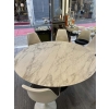Eero Saarinen pour Knoll : Table Saarinen en marbre Calacatta Oro vernis mat- ronde 151 cm | Biron Eero Saarinen pour Knoll : Table Saarinen en marbre Calacatta Oro vernis mat- ronde 151 cm