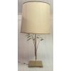 1970 Lampe DLG Maison Charles A Decor De Lauriers En Laiton H 78 CM | Biron 1970 Lampe DLG Maison Charles A Decor De Lauriers En Laiton H 78 CM