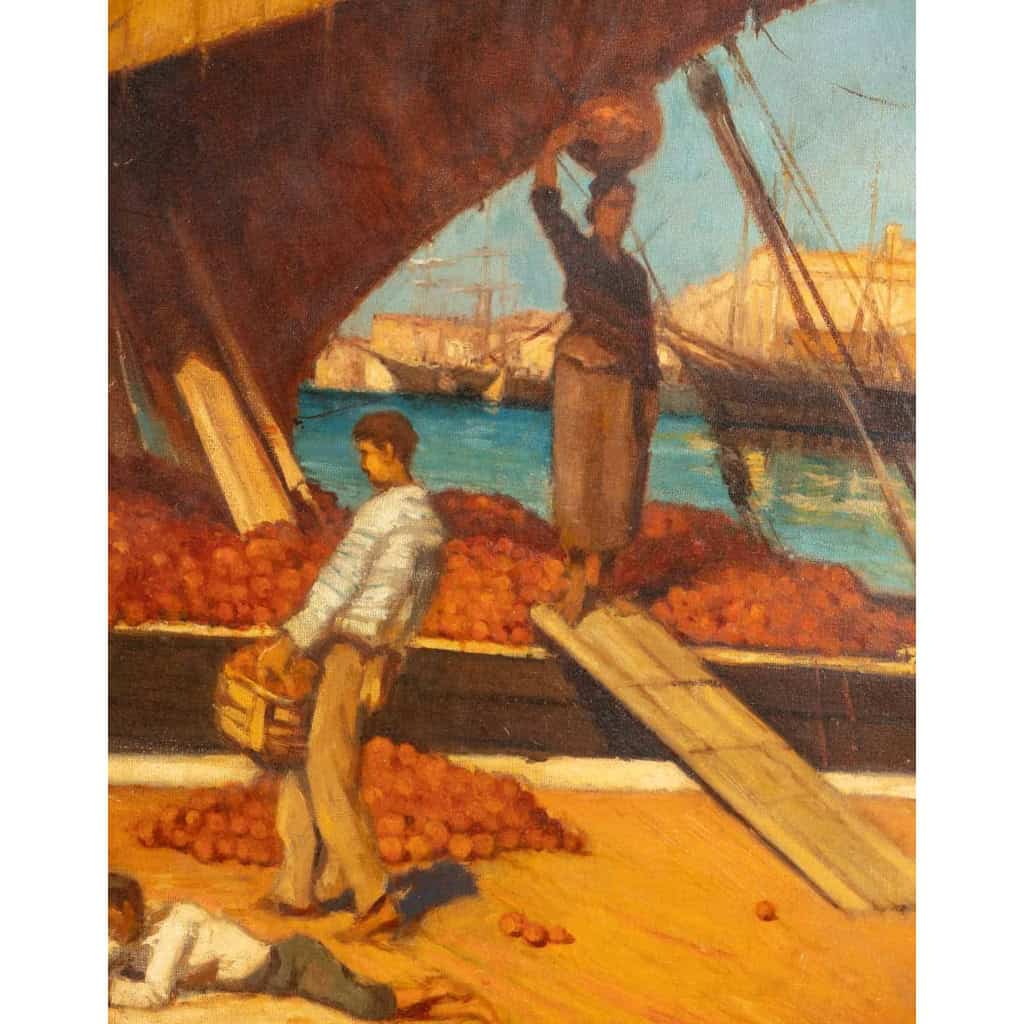 Importante huile sur toile, fin XIXème siècle | Biron Importante huile sur toile, fin XIXème siècle