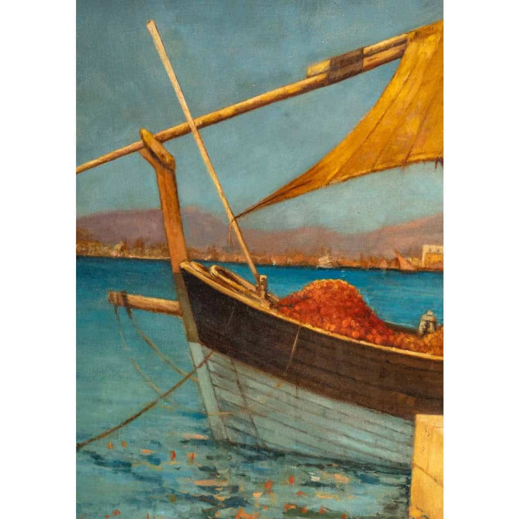 Importante huile sur toile, fin XIXème siècle | Biron Importante huile sur toile, fin XIXème siècle