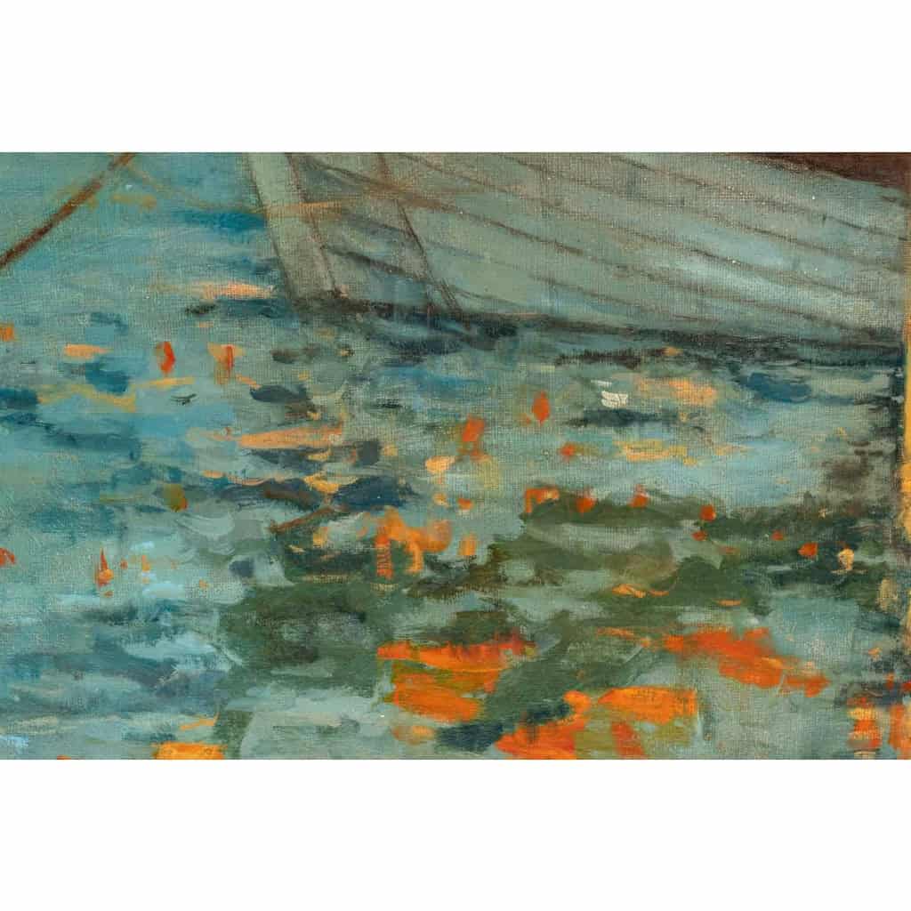 Importante huile sur toile, fin XIXème siècle | Biron Importante huile sur toile, fin XIXème siècle