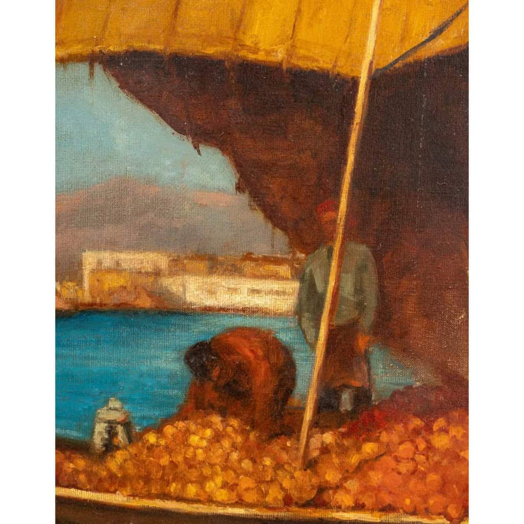 Importante huile sur toile, fin XIXème siècle | Biron Importante huile sur toile, fin XIXème siècle