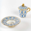 Trembleuse en porcelaine de Paris, XIXème siècle. | Biron Trembleuse en porcelaine de Paris, XIXème siècle.