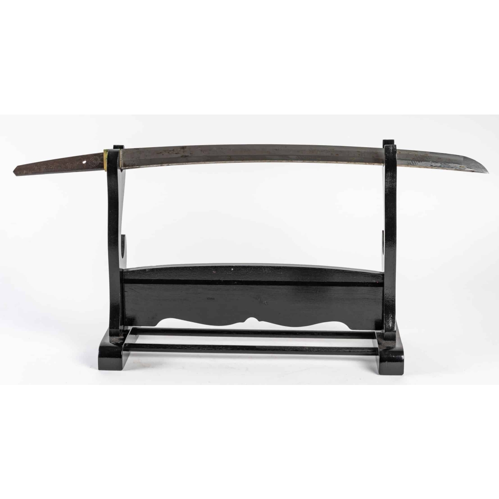 Nakago « Wakizashi », signé Yamashiro no Kami Fukiwara Nobutochi | Biron Nakago « Wakizashi », signé Yamashiro no Kami Fukiwara Nobutochi