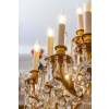 Lustre en bronze doré et cristal de Baccarat à 24 lumières, fin XIXème siècle | Biron Lustre en bronze doré et cristal de Baccarat à 24 lumières, fin XIXème siècle