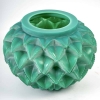 Vase « Languedoc » verre multicouches vert jade de René LALIQUE | Biron |||||||
