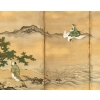Paravent Japonais à 6 panneaux par Kano Tanshin (1653-1718) | Biron Paravent Japonais à 6 panneaux par Kano Tanshin (1653-1718)