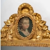 Miroir à fronton d’époque Louis XVI (1774 – 1793). | Biron Miroir à fronton d'époque Louis XVI (1774 - 1793).