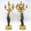 Grande garniture de cheminée, en bronze doré et patiné par Henri PICARD, Paris, Circa 1870 | Biron Grande garniture de cheminée, en bronze doré et patiné par Henri PICARD, Paris, Circa 1870