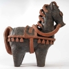 Cheval en céramique par Nicole Giroud | Biron Cheval en céramique par Nicole Giroud