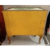 1970′ Commode Arbalète 3 Tiroirs Bois Doré Style Renaissance Italienne 78 X 32 X H 78 cm
