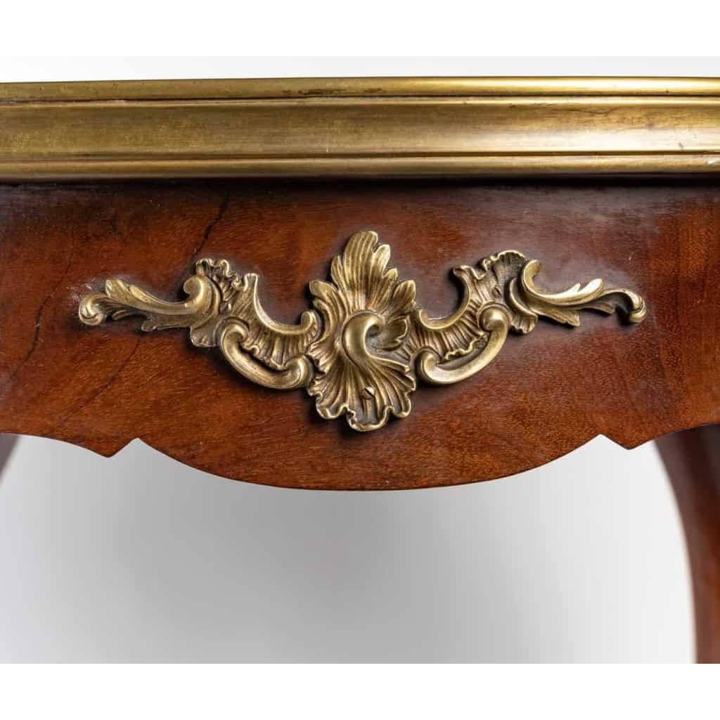 Guéridon style Louis XV, en acajou, 1860 | Biron Guéridon style Louis XV, en acajou, 1860