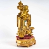 Pendule en bronze et plaque de Sèvres, XIXème siècle | Biron Pendule en bronze et plaque de Sèvres, XIXème siècle