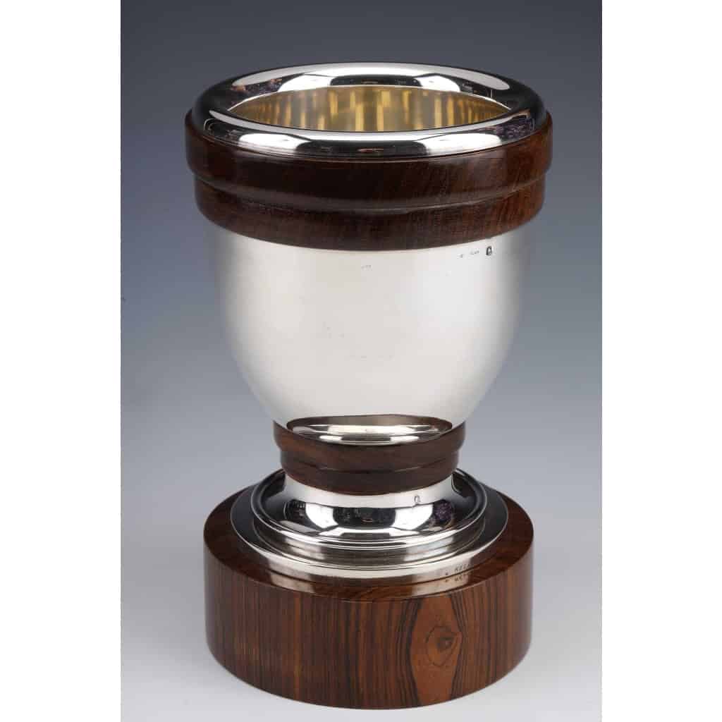 Gustave KELLER – Vase en argent massif époque ART DECO | Biron |||||||