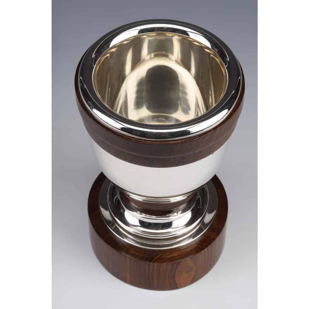 Gustave KELLER – Vase en argent massif époque ART DECO | Biron Gustave KELLER - Vase en argent massif époque ART DECO
