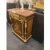 Meuble à hauteur d'appui en marqueterie et bronze doré, Circa 1870.