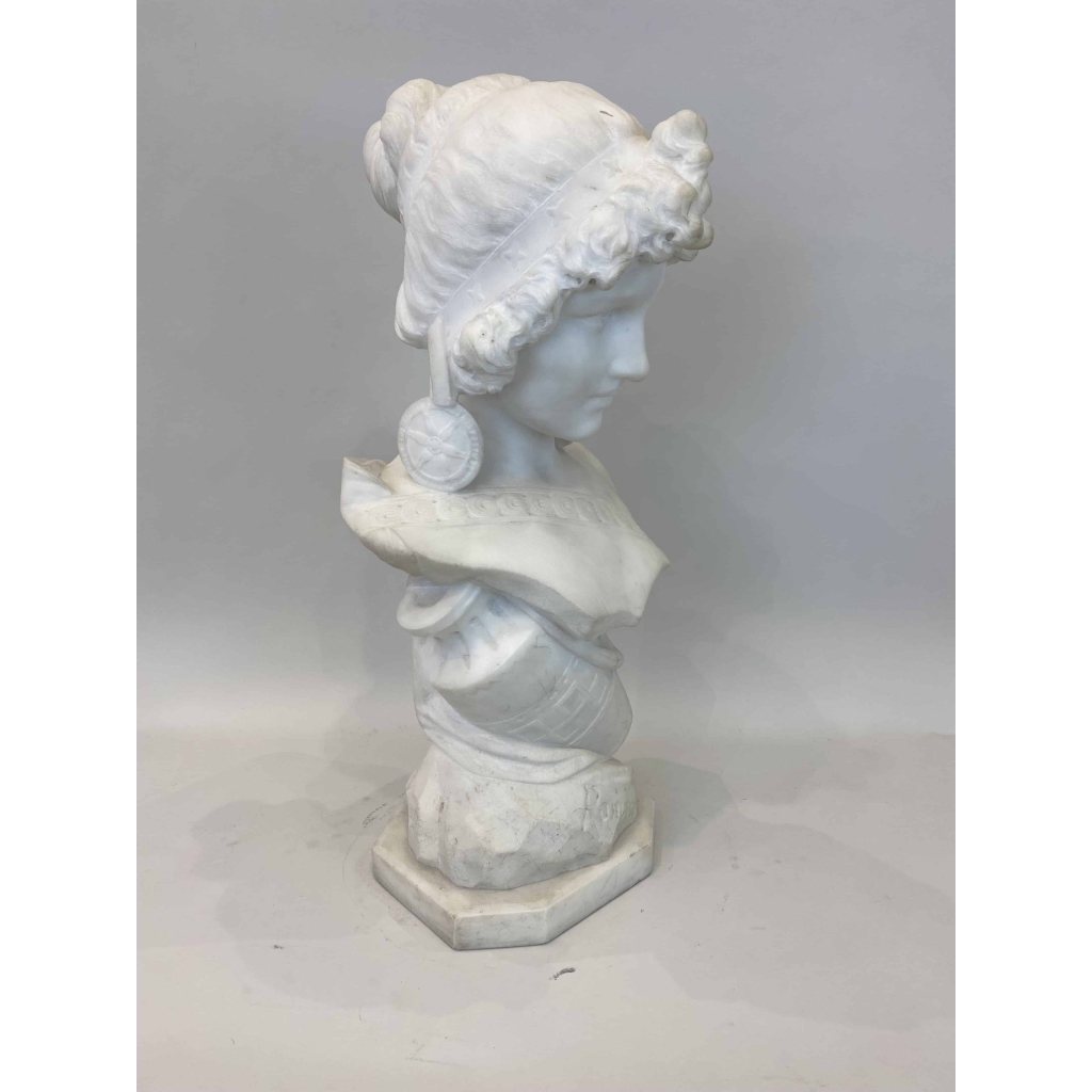 Buste de jeune femme par Isidore LOLI, Circa 1920