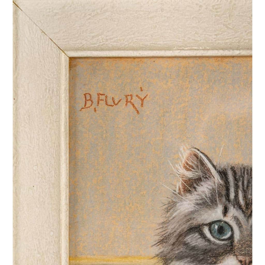 Tableau d’un chat de Burkhord Katzen | Biron Tableau d'un chat de Burkhord Katzen