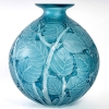 Vase « Milan » verre blanc patiné bleu de René LALIQUE | Biron ||||||||