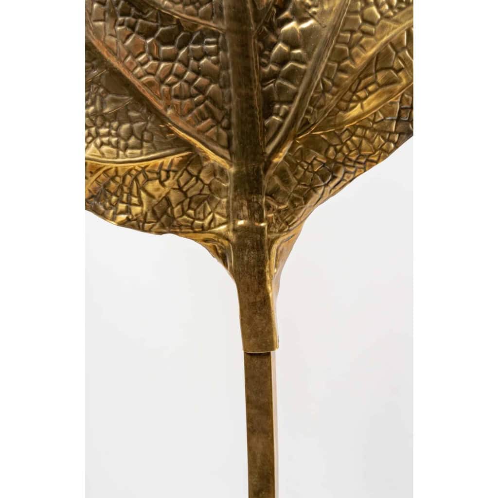 Lampadaire en métal doré de Borbi, Années 70 | Biron Lampadaire en métal doré de Borbi, Années 70