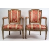 Paire de fauteuils d'époque Louis XVI (1774 - 1793)