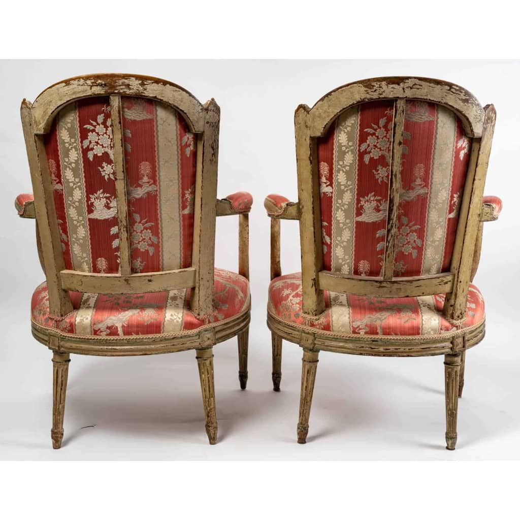 Paire de fauteuils d'époque Louis XVI (1774 - 1793)