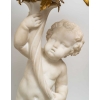 Paire de candélabres en marbre et bronze doré, Circa 1870 | Biron Paire de candélabres en marbre et bronze doré, Circa 1870