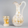 Service en opaline blanc émaillé, XIXème siècle | Biron Service en opaline blanc émaillé, XIXème siècle