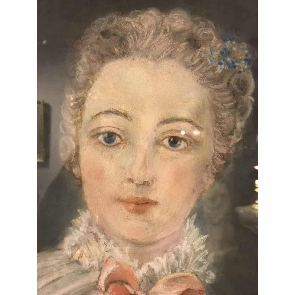 Pastel Figurant Madame de Pompadour