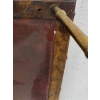 1970′ Table Basse Double Piétement Bronze Modèle Bambou Maison Baguès Laque De Chine 112 x 54 x H 38 cm